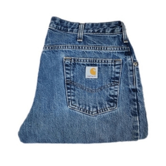 Carhartt Denim - Carhartt Relaxed Fit Straight Leg Denim Jeans Blue Size 10